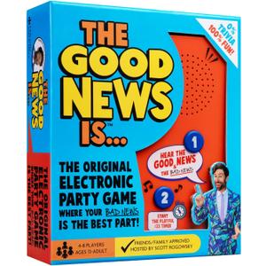 THE GOOD NEWS ISThe NEW Electronic Party Game for Humorous, Button-Pushing, Time-Ticking Fun with Friends & Family | Ages 13+ | 0% Trivia, 100% Fun | Icebreaker & Conversation Starter