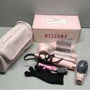 MESCOMB 5 in 1 Hot Air Styler Wrap - High-Speed Hair Dryer, Volumizing Brush with Auto Curlers, Fast Drying & Frizz-Free Styling Straightening, No Heat Damage, Includes Travel Bag, Gift for Women (Pink)