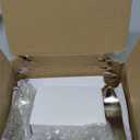 Moquin Wave Design Keyed Entry Door Lever with Lock, Reversible Door Handle for Right/Left Side Front/Entrance Door Lock in Satin Nickel Finish