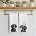 Dachshund Gifts Kitchen Towels Set of 2Dachshund Gifts for Women Men Decor Accessories Hand Towels for BathroomFunny Dog Bathroom Hand Towels16x24 Inch
