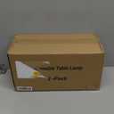 Set of 2 Industrial Touch Control Table Lamps with USB C+A Ports and AC Outlet - 3-Way Dimmable Black Bedside Lamps Nightstand Desk Lamps for Bedroom Living Room, Glass Shade & 2 LED Bulbs Included