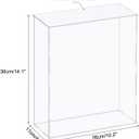 MECCANIXITY Acrylic Display Case Plastic Box Cube Storage Box Clear Assemble Showcase 10.2x4.3x14.1 Inch for Collectibles