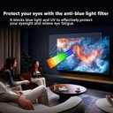 43-Inch Anti Glare Screen Protector for Tv, Anti Blue Light Tv Screen Protector, Matte Finish for Reduce Reflections, Relieve Eye Strain and Sleep Better (942 * 529)
