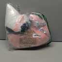 Faux Fur Furry Cat Ears Headband and Fox Wolf Tail Plush Cosplay Costume Accessories Set Halloween Parties (Pinkwhite)