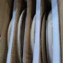 AmorArc Ceramic Dinnerware Sets,Handmade Reactive Glaze Stoneware Plates and Bowls Sets,Highly Scratch Resistant | Dishwasher & Microwave Safe Dishes Set,Service for 12 (36pc) (Cappuccino)