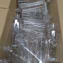 MOUYAT 50 Pack 4oz Clear Plastic Flip Cap Bottles, 120ml Empty Squeeze Travel Bottles, Mini Refillable Flip Cap Travel Size Sample Containers for Lotion, Cream and Toiletries