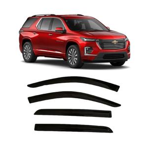 2018-2023 Tape-On Rain Guards for Chevrolet Traverse Side Window Visor Deflectors LS LT RS Premier True North High Country Durable Tinted Shades 2019 2020 2021 2022 2018-2023 Tape-On Rain Guards for Chevrolet Traverse Side Window Visor Deflectors LS LT RS Premier True North High Country Durable Tinted Shades 2019 2020 2021 2022