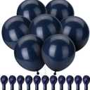 Mr. Pen- Balloons, 12 Inch, 54 Pack, Navy Blue, Party Balloons