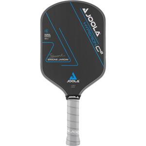 JOOLA Pickleball Paddle - Simone Jardim Aero Curve Hyperion Shape - Charged Surface Technology - Balanced w/Power and Feel - Carbon Fiber Pickleball Paddle - USAPA Approved (16mm)