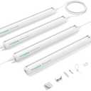 VIVOSUN T5 Grow Lights for Indoor Plants, 5000K Full Spectrum 24W(4 X 6W), 1FT LED Plant Light Strip for Seed Starting, Greenhouse, Hydroponics, SGS Compatible, Linkable, 4-Pack