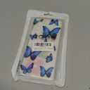 Case for Moto Edge 2022 / Moto Edge 2022 5G UW XT22051 Case with Tempered-Glass Screen Protector, Clear Floral Pattern Full Body Protective Cover for Motorola Moto Edge 2022 5G Purple Flower