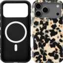 Compatible with iPhone 17 Pro Max Case [Compatible with MagSafe] -Shockproof Protective Slim Soft TPU Cover Phone Case 6.9" (Tortoise Shell, iPhone 17 Pro Max 6.9")