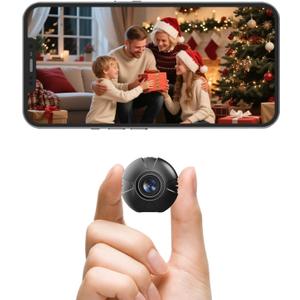 2K Hidden Camera,Nanny Cam Hidden Camera,Small Cameras Hidden Wireless,Secret Cameras for Spying,App Control with Motion Detection and Night Vision (black)