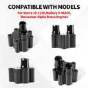 Water Pump Housing and Impeller Kit Replace for OEM# MerCruiser 46-807151A14 46-807151A7 807151A14 807151A7,Sierra 18-3150,Mallory 9-48350,for Mercruiser Alpha Bravo Engines