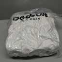 Bedsure Heated Blanket Electric Throw - Thick Striped Flannel Electric Blanket, Heating with 4 Time Settings, 6 Heat Settings, and 3-Hour Timer Auto Shut Off, Gift for Grandma (50x60 inches, White)