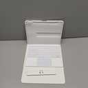 Harvopu Compatible for iPad 11th 10th Generation Case with Keyboard, Folio Cover with Pencil Holder, Multi-Touch Trackpad, 7 Color Backlit, Detachable Keyboard for iPad (A16) 11th/10th Gen (White)