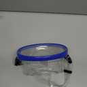 Snorkeling Gear for Adults - Anti-Fog Tempered Glass Mask, Oval Silicone Skirt for Spearfishing, Freediving & Snorkeling, Comfortable Fit, Clear Vision (Transparent + Blue)