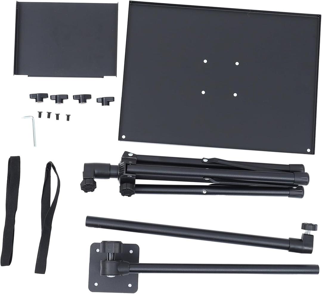 Yardwe 1Pc Projector Stand Tripod Height Laptop Floor Stand for Presentations Home Theaters and Performances Compact Design for and Storage