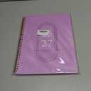 2026-2027 Monthly Planner, Jan 2026-June 2027, A4 (8.5" x 11"), 2 Year Monthly Planner, 24 month Calendar, Simple Calendar Planner Notebook Cardboard Cover, Suitable for Schools & Offices,Purple