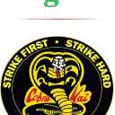 Disguise Boys Cobra Kai Eagle Fang Kids Costume, Official Cobra Kai Cosutme Gi With Belt and Pants (L (10-12))