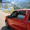 ZATOOTO Ford F-150 Car Window Shades 2015-2020, Mesh Screen for Camping