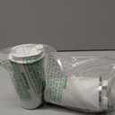 Maxdot 2 Pcs Stainless Steel Shaker Cup with Mixing Ball 17 oz Insulated Metal Blender Tumbler Water Bottle for Protein Mixes Gym Workout Coffee Drink (White)