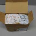 2-Pack Mini Crib Sheets Fitted - 38x26 Pack N Play Sheets for Pack and Play Mattress, Organic Cotton, Soft & Breathable Playard Bedding, Neutral Mini Toddler Bed Cover for Boys, Girls (Jolly Rainbow)