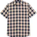 Amazon Essentials Short Sleeve Shirt for Men, Available in Big & Tall (Gray, XS)