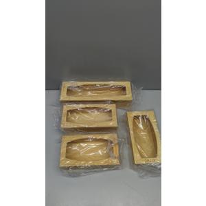 4 Wooden Boxes For Snacks Quart Gallon Sandwich