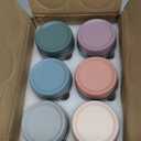 NETANY 6-Pack 16 oz Overnight Oats Containers with Lids, Glass jars with Airtight Lids, Wide mouth Mason Salad jars, Glass Food Storage Containers for Snacks Yogurt Spice Sugar