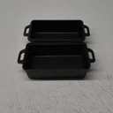 95 Inch Cast Iron Loaf Pan with Lid | Bread Baking Pan | Even Heat Distribution for Homemade Bread, Cake, and Meatloaf | 2 Piece Set