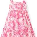 The Children's Place Girls' Casual Sleeveless Tiered Dresses XS