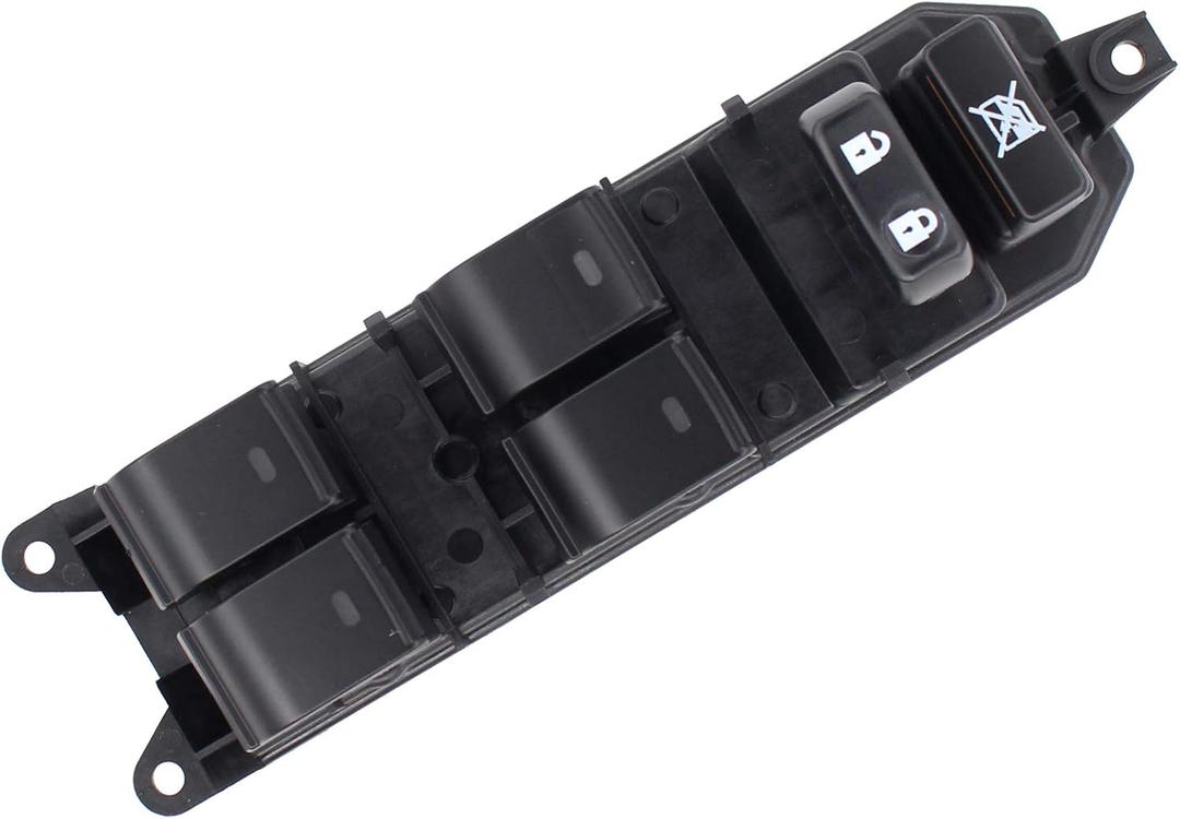 NewYall Front Driver Side Power Window Switch for Toyota Camry 2009-2011, Land Cruiser 2008-2015, Prius 2010-2015, Venza 2009-2015, Lexus CT200h 2011-2014 Without Auto Up Down