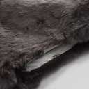 LJYH Baby Girls Dark Gray Faux Fur Vest Children Spring Autumn Outerwear jackets (0-3 Months)