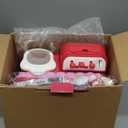 Claw Machine for Kids, Mini Vending Machine with Music & 36 Mini Toys, Candy Grabber Prize Dispenser, Electronic Arcade Game Birthday Party Gifts for 3 4 5 6 7 8 Years Old (Pink)