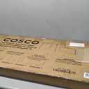 CoscoProducts COSCO XL 38.5" Fold-in-Half Card Table w/Handle, Black, Indoor & Outdoor, Wheelchair Accessible