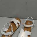 Women's Girls Sandals White, Size 4