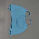 ABOCIW Womens Seamless Backless Sports Bra Open Back Strappy Workout Bras Low Support Criss-Cross Yoga Gym Bra, Size: S