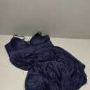 Sexy Backless Maxi Formal Dress for Women with Sequin, Sleeveless Pleated Evening Gowns for Wedding and Cocktail, L