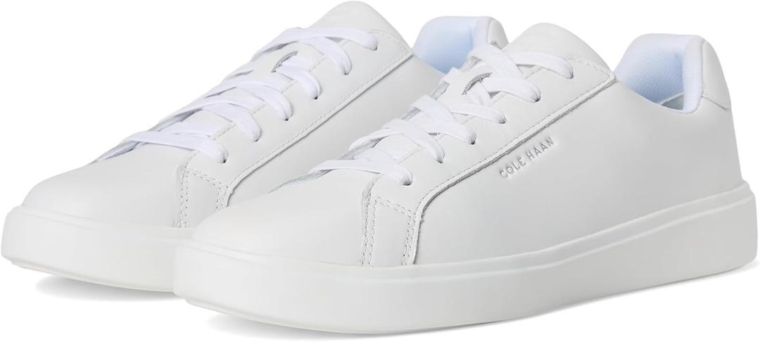 Cole Haan Women's Grand Crosscourt Daily Sneaker, White/Argento, 12
