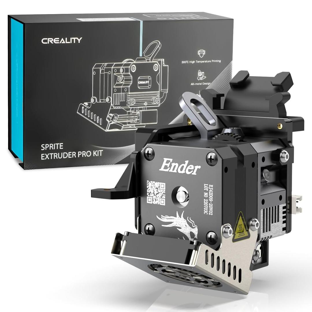 Official Creality New Sprite Extruder Pro Upgrade Kit, Direct Drive Extruder-Pro Kit for Ender 3/Ender 3 V2/Ender 3 Pro/Ender 3 Max/Ender3 S1/CR-10 Smart-Pro 3D Printers, Support BL Touch/CR Touch