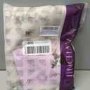 jinchan Floral Linen Kitchen Tier Curtains, 36 Inch, 2 Panels, Gray, 26"W x 36"L