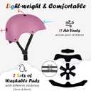 Kids Bike Helmet, Adjustable and Multi-Sport, from Toddler to Youth L