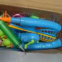 Magnetic Fishing Game Toys for Kids Toddlers 3-5 4-8, Water Table Bathtub Toys with Inflatable Pool Pole Rod Net Floating Fish, Water Bath Pool Outdoor Toys for Boys Girls Age 3 4 5 6 7 8 Year Old