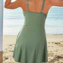 Dokotoo Womens Swimsuits One Piece Swim Suits for Women 2024 Tummy Control Bathing Suit Swim Dress Swimwear (M)