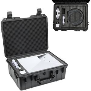 Starlink Mini Case, IP67 Waterproof Hard Case with with Custom Fit Foam, Portable Travel & Camping Storage for Starlink Mini Dish & Accessories, Perfect for Outdoor Use