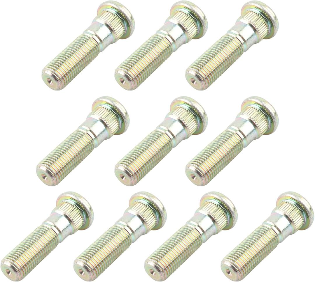 10PCS Serrated Wheel Stud (M12-1.25) Compatible With Infiniti Nissan Q50 Q60 QX50 Altima Frontier Maxima Quest Rogue Sentra 610-378 Wheel Lug Stud Bolt