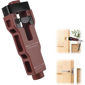 Door Latch Mortise Tool, Door Latch Installation Kit with Precision Scoring and Chiseling Template for Clean and Accurate Installation Door Latch Cutting Tool Fits 1-3/4" or 1-3/8" Thick Wooden Door