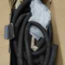 Relxitl Garden Hose 100ft, Flexible Water Hose with 10 Function Hose Nozzle, Lightweight, Tangle Free, Rust Proof for Yard, Watering(Black)
