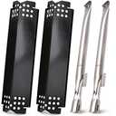 Criditpid Grill Replacement Parts for Nexgrill 2 Burner 720-0864M 720-0864, 4 Burner 720-0830H 720-0783E, 5 Burner 720-0888, 6 Burner 720-0898. 2-Pack Heat Plate Shields and Burners for Nexgrill Parts